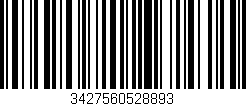 Código de barras (EAN, GTIN, SKU, ISBN): '3427560528893'