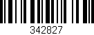 Código de barras (EAN, GTIN, SKU, ISBN): '342827'