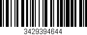 Código de barras (EAN, GTIN, SKU, ISBN): '3429394644'