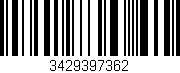 Código de barras (EAN, GTIN, SKU, ISBN): '3429397362'
