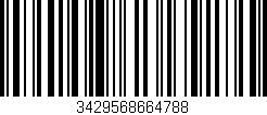 Código de barras (EAN, GTIN, SKU, ISBN): '3429568664788'