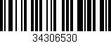 Código de barras (EAN, GTIN, SKU, ISBN): '34306530'