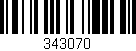 Código de barras (EAN, GTIN, SKU, ISBN): '343070'