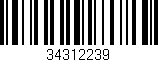 Código de barras (EAN, GTIN, SKU, ISBN): '34312239'