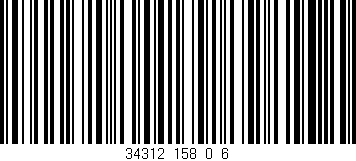 Código de barras (EAN, GTIN, SKU, ISBN): '34312_158_0_6'