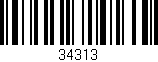 Código de barras (EAN, GTIN, SKU, ISBN): '34313'