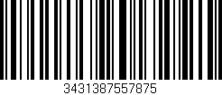 Código de barras (EAN, GTIN, SKU, ISBN): '3431387557875'