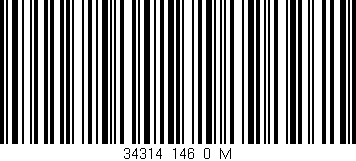 Código de barras (EAN, GTIN, SKU, ISBN): '34314_146_0_M'