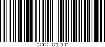 Código de barras (EAN, GTIN, SKU, ISBN): '34317_170_0_P'