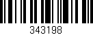 Código de barras (EAN, GTIN, SKU, ISBN): '343198'
