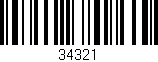 Código de barras (EAN, GTIN, SKU, ISBN): '34321'