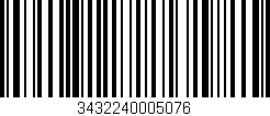 Código de barras (EAN, GTIN, SKU, ISBN): '3432240005076'