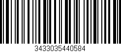 Código de barras (EAN, GTIN, SKU, ISBN): '3433035440584'
