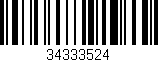 Código de barras (EAN, GTIN, SKU, ISBN): '34333524'