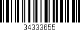 Código de barras (EAN, GTIN, SKU, ISBN): '34333655'