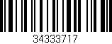 Código de barras (EAN, GTIN, SKU, ISBN): '34333717'