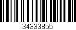 Código de barras (EAN, GTIN, SKU, ISBN): '34333855'