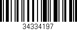 Código de barras (EAN, GTIN, SKU, ISBN): '34334197'