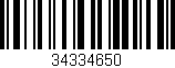 Código de barras (EAN, GTIN, SKU, ISBN): '34334650'