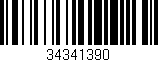 Código de barras (EAN, GTIN, SKU, ISBN): '34341390'