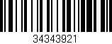 Código de barras (EAN, GTIN, SKU, ISBN): '34343921'