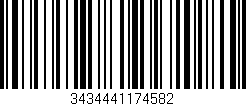 Código de barras (EAN, GTIN, SKU, ISBN): '3434441174582'