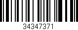 Código de barras (EAN, GTIN, SKU, ISBN): '34347371'