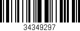 Código de barras (EAN, GTIN, SKU, ISBN): '34349297'