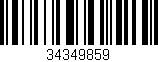 Código de barras (EAN, GTIN, SKU, ISBN): '34349859'