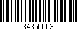 Código de barras (EAN, GTIN, SKU, ISBN): '34350063'