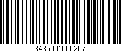 Código de barras (EAN, GTIN, SKU, ISBN): '3435091000207'