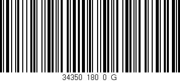 Código de barras (EAN, GTIN, SKU, ISBN): '34350_180_0_G'