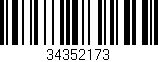 Código de barras (EAN, GTIN, SKU, ISBN): '34352173'