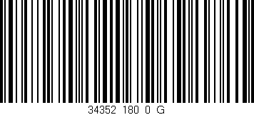 Código de barras (EAN, GTIN, SKU, ISBN): '34352_180_0_G'