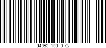 Código de barras (EAN, GTIN, SKU, ISBN): '34353_180_0_G'
