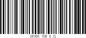 Código de barras (EAN, GTIN, SKU, ISBN): '34355_158_0_G'