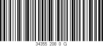 Código de barras (EAN, GTIN, SKU, ISBN): '34355_208_0_G'