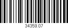 Código de barras (EAN, GTIN, SKU, ISBN): '34359.07'