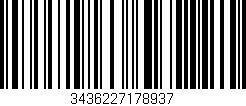 Código de barras (EAN, GTIN, SKU, ISBN): '3436227178937'