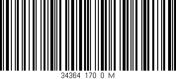 Código de barras (EAN, GTIN, SKU, ISBN): '34364_170_0_M'