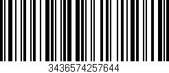 Código de barras (EAN, GTIN, SKU, ISBN): '3436574257644'
