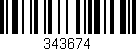 Código de barras (EAN, GTIN, SKU, ISBN): '343674'