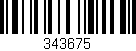 Código de barras (EAN, GTIN, SKU, ISBN): '343675'