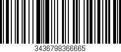 Código de barras (EAN, GTIN, SKU, ISBN): '3436798366665'