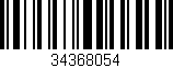 Código de barras (EAN, GTIN, SKU, ISBN): '34368054'