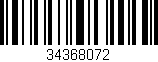 Código de barras (EAN, GTIN, SKU, ISBN): '34368072'