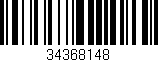 Código de barras (EAN, GTIN, SKU, ISBN): '34368148'