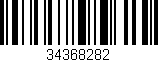 Código de barras (EAN, GTIN, SKU, ISBN): '34368282'