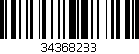 Código de barras (EAN, GTIN, SKU, ISBN): '34368283'
