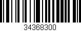 Código de barras (EAN, GTIN, SKU, ISBN): '34368300'